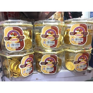 Hộp kẹo sô cô la đồng tiền phú cường