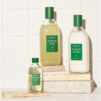 Dầu gội chăm sóc tóc và da đầu Aromatica Rosemary Scalp Scaling Shampoo 180nl, 400ml, 1000ml