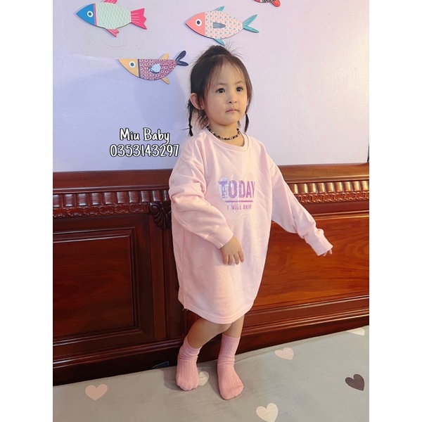 Váy xuông da cá bé gái du xịn