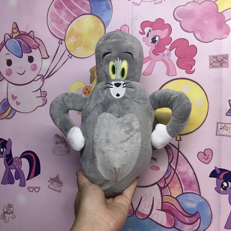 Gấu Bông Mèo Tom Hình Quả Bóng Bowling - Tom and Jerry