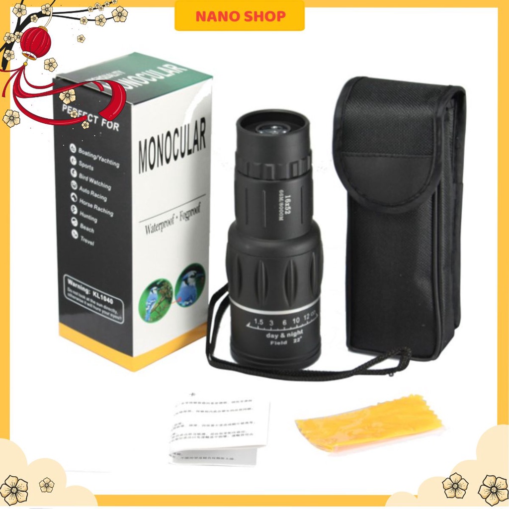 💥SALE OFF💥Ống nhòm Bushnell một mắt 16x52 (Đen) gia siêu hot