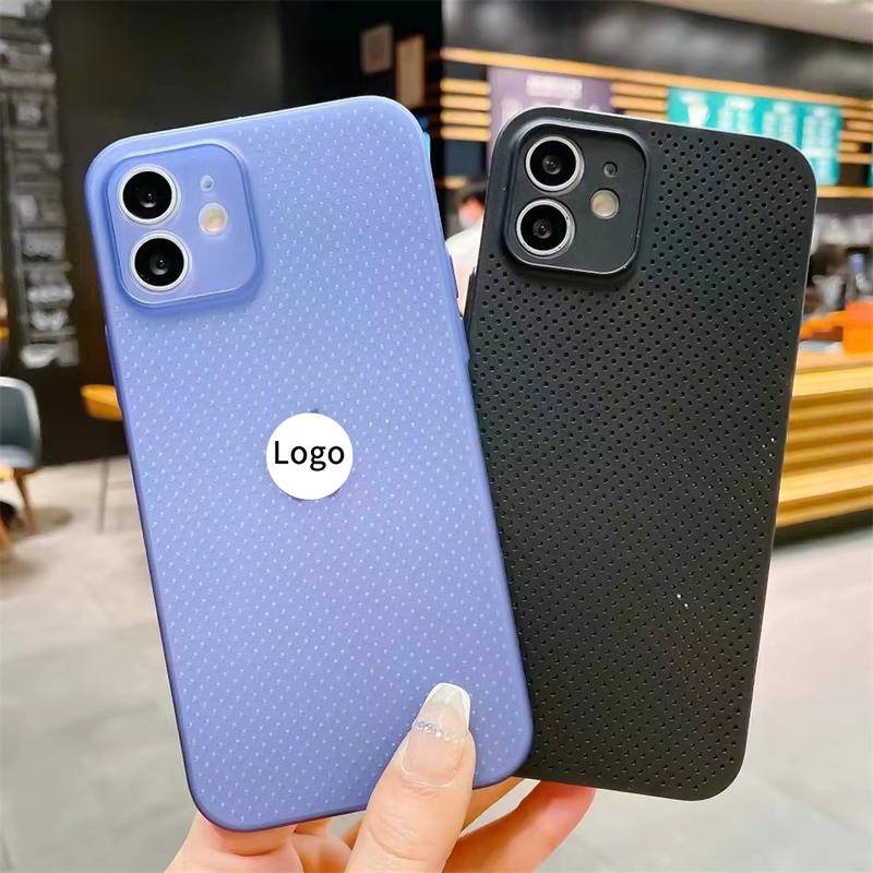 Ultra Ốp Điện Thoại Lưới Tổ Ong Thoáng Khí Siêu Mỏng Cho iPhone 14 13 12 11 Pro Max Plus