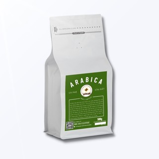Cà phê pha máy, arabica cầu đất, gói 200g và gói 500g, trí an coffee.