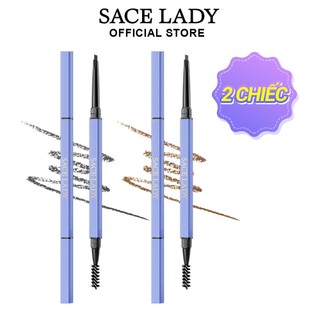 Bút kẻ lông mày SACE LADY chống thấm nước lâu trôi trang điểm tự nhiên 0.1g