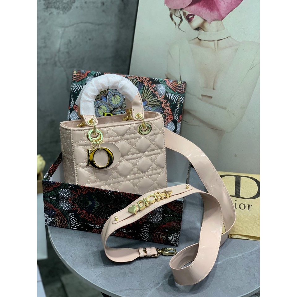 Túi xách nữ đeo chéo dyour phủ bóng 4 màu đẹp Hot Trend 2023 FULL BOX