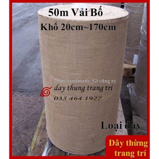 Vải bố đay, loại dày, vải bố, khổ 60cm~170cm, sỉ cuộn 140m