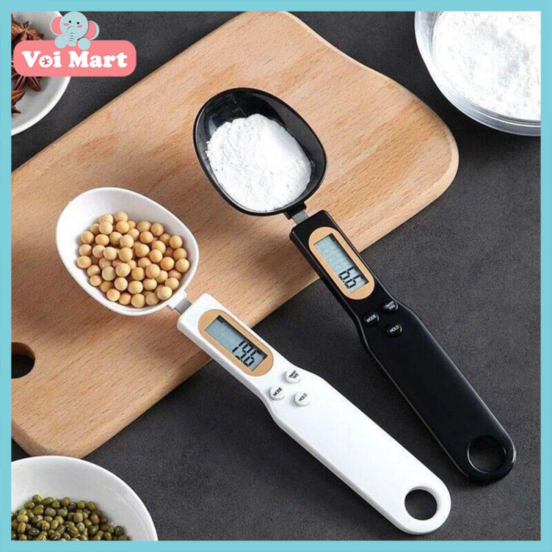 Cân Điện Tử Tiểu Ly Dạng Thìa Đong, Đo, Đếm Gia Vị, Đồ Ăn Dặm Cho Bé Chuẩn Xác
