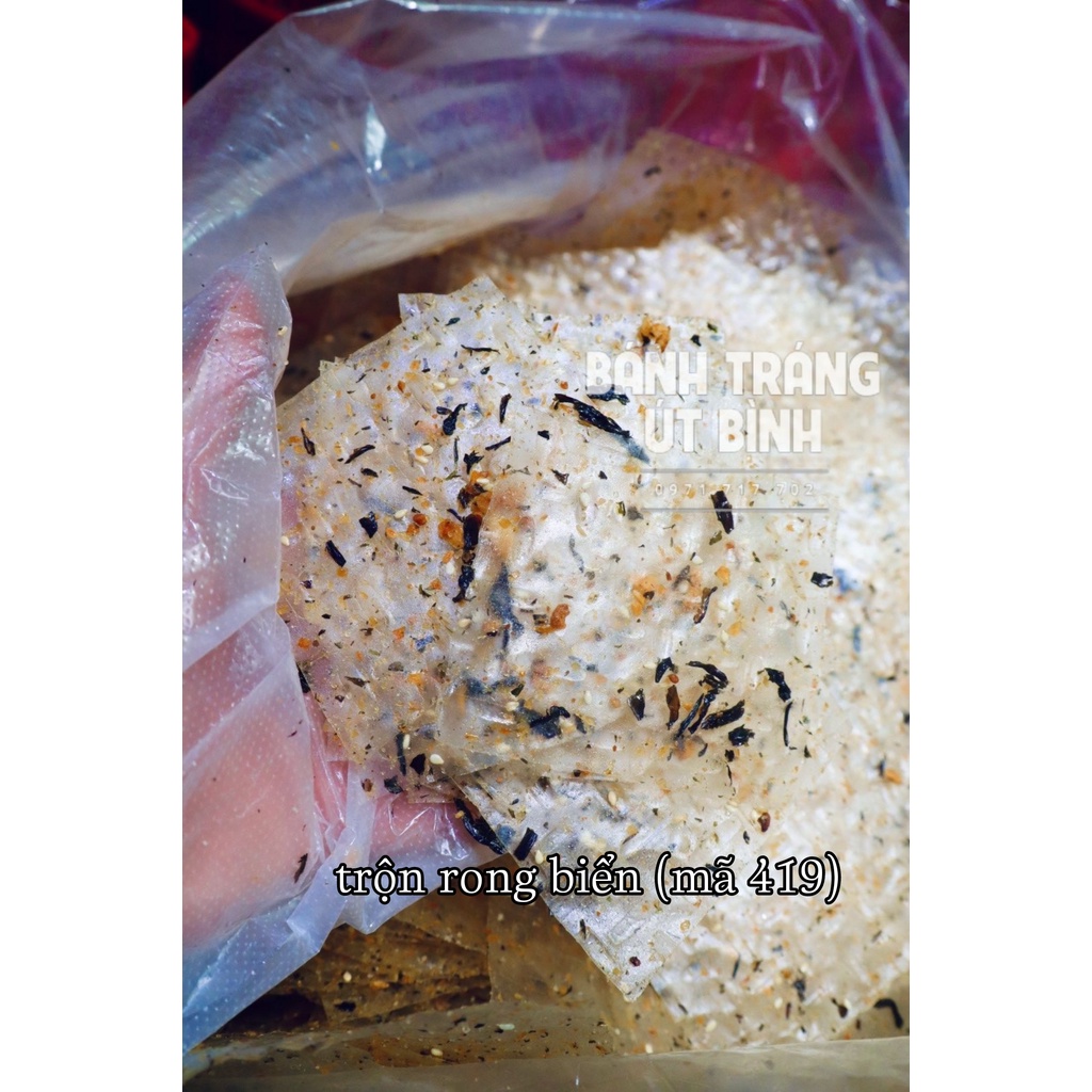 500gr Bánh Tráng Trộn Rong Biển Út Bình