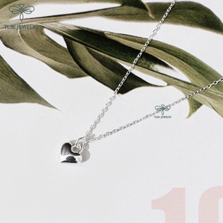 Dây chuyền bạc nữ TLEE trái tim phồng basic TLEE JEWELRY D0155
