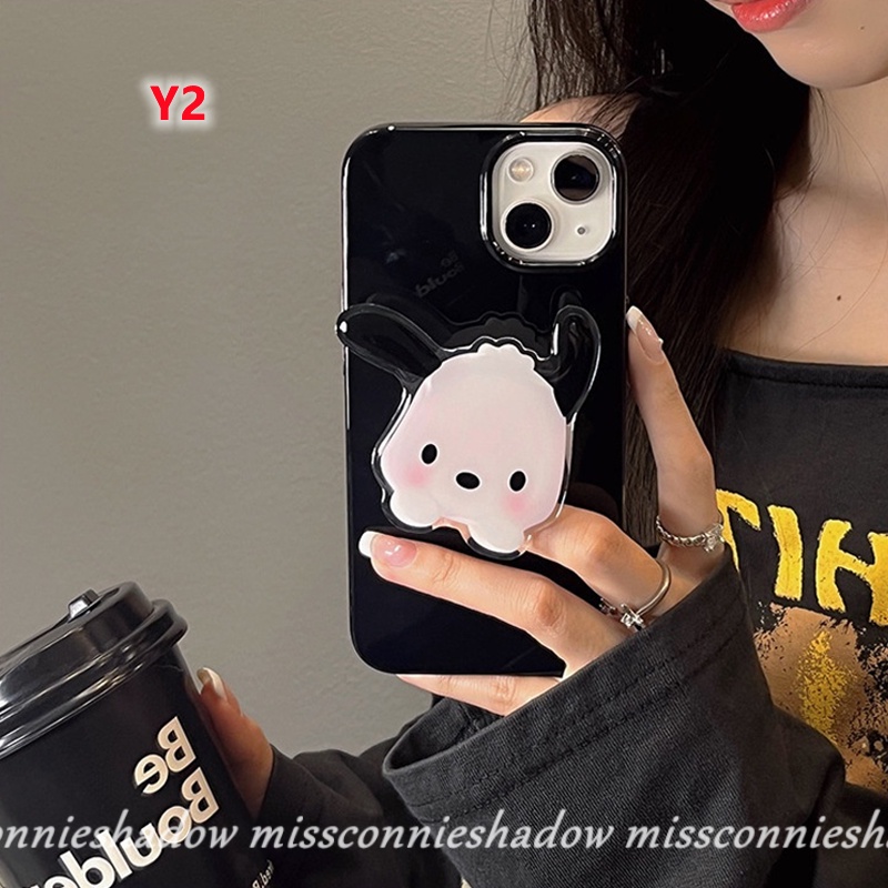 Giá đỡ điện thoại MissConnie dạng túi khí bóng in hoạt hình Pochacco dễ thương có thể gập lại