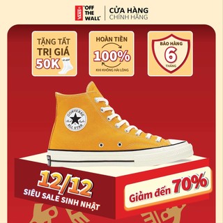 Giày converse-1970s chính hãng cho nam nữ, converse vàng cao cổ chuẩn full box