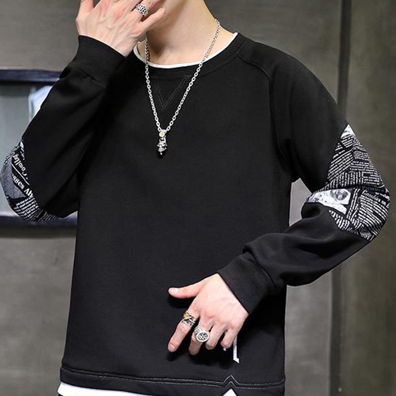Áo sweater Thể Thao Dáng Rộng Thiết Kế Đơn Giản Dễ Phối Đồ Cho Nam