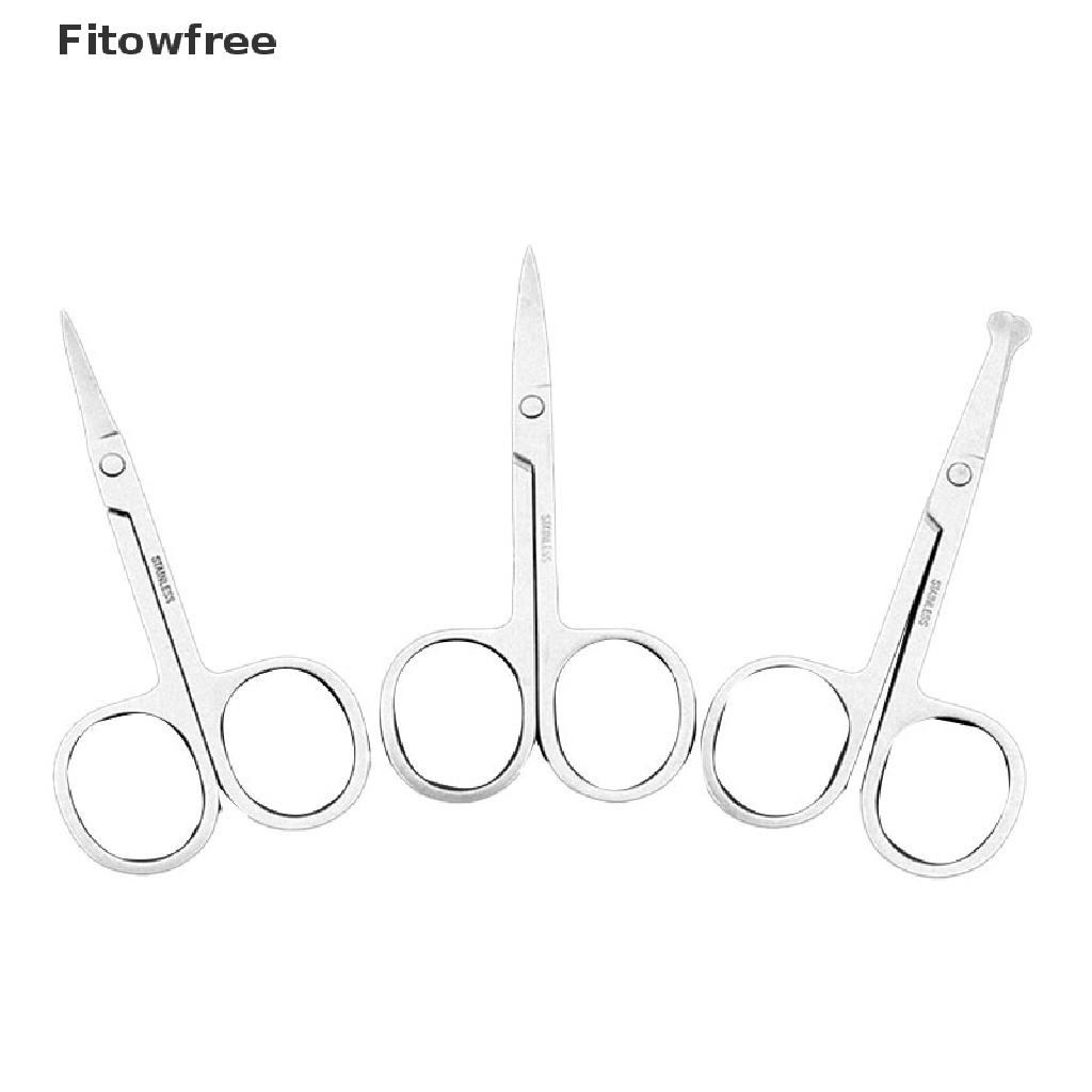 Kéo Cắt Tỉa Lông Mũi / Tai / Râu Đầu Tròn An Toàn