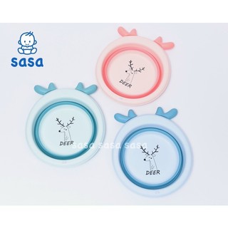 Chậu rửa mặt gấp gọn cho bé