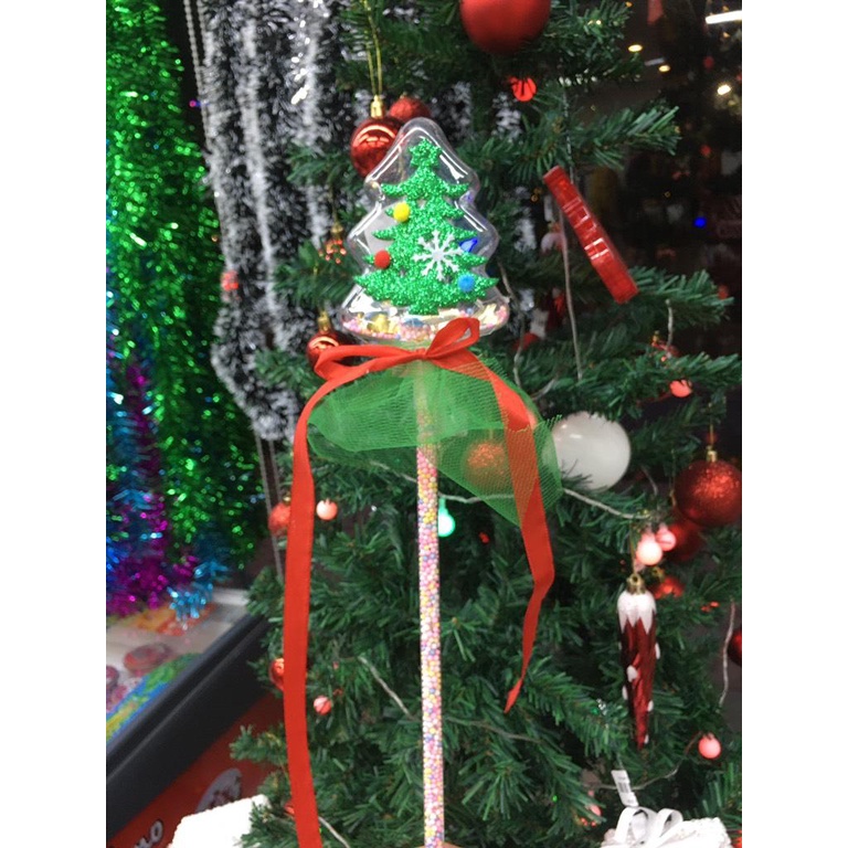 Gậy đồ chơi noel phát sáng, gậy giáng sinh cute cho bé
