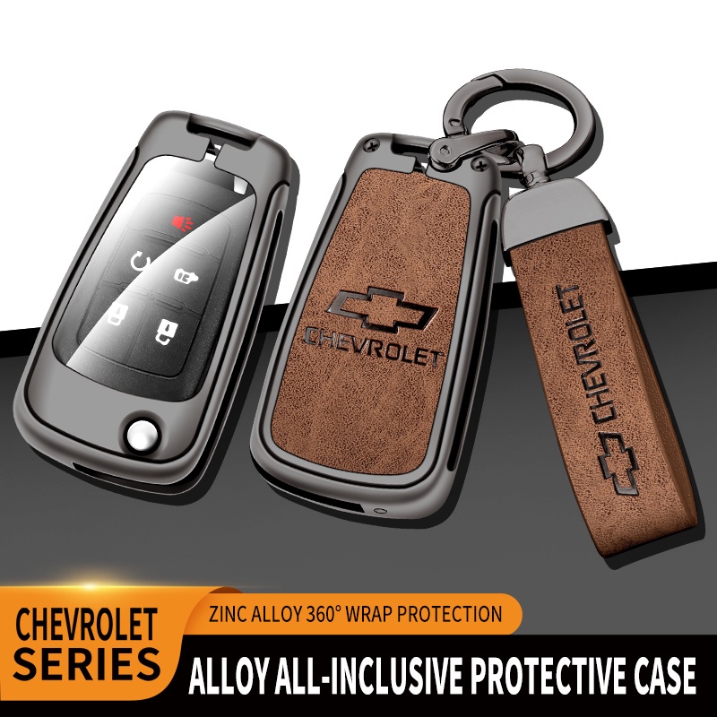 Vỏ Da Bảo Vệ Chìa Khóa Xe Hơi Chevrolet Captiva Cruze Colorado Trailblazer Sonic