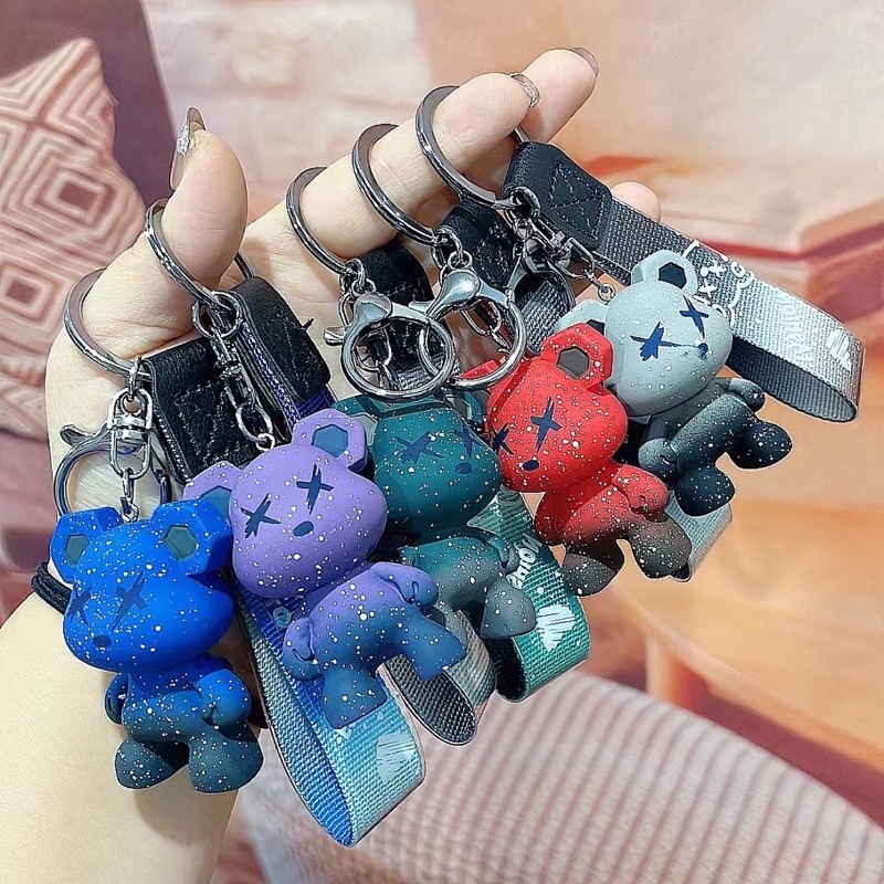 MÓC KHÓA GẤU HÀN QUỐC HOT TREND BEARBRICK THẮT NƠ