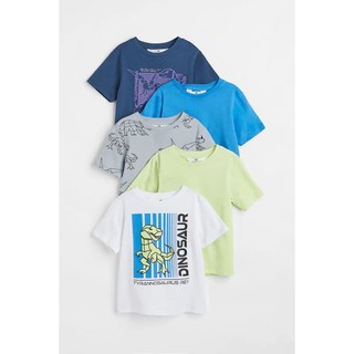 ()Set 5 áo thun cotton HM 2-8 tuổi