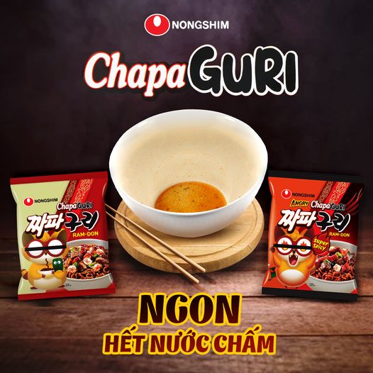Mì Nongshim Chapaguri Ram-Don Super Spicy Siêu Cay Gói 140G - Mì Ăn Liền Hàn Quốc Nhập Khẩu