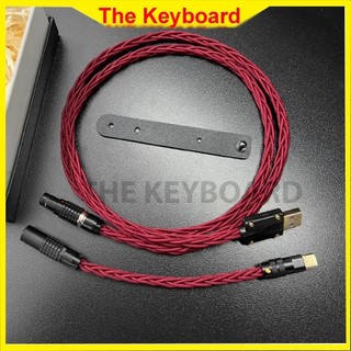 Dây cable bện custom. Custom theo sở thích. Dây cáp bện 8 sợi. Dây cable bọc dù. The keyboard