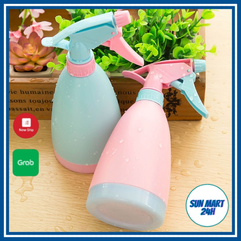 Bình tưới cây phun sương dạng xịt để bàn 400ml - Có thể phun tia hoặc phun sương SUNMART24H B419