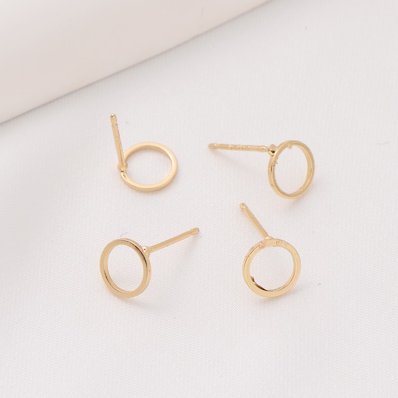 Cặp Bông Tai Móc Bằng Đồng Mạ Vàng 14K Nhiều Màu Sắc diy