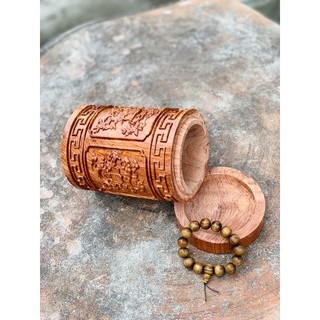 hộp đừng chè gỗ hương đá