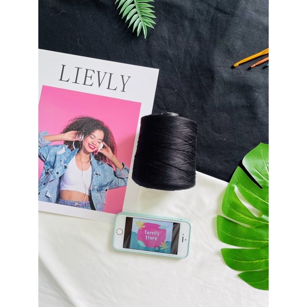 Sợi Lụa Nhật 100% Silk - Sợi chập  - Sợi rất mền bóng, siêu nhẹ và mát dùng đan móc sản phẩm mùa hè