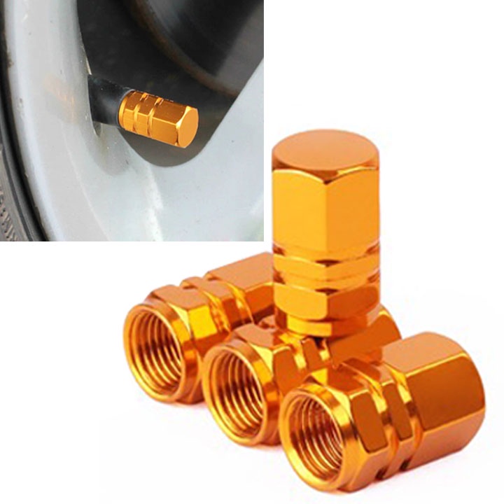 Nắp chụp van ô tô xe máy hợp kim nhôm cao cấp- phụ kiện xe hơi cao cấp- ô tô 87