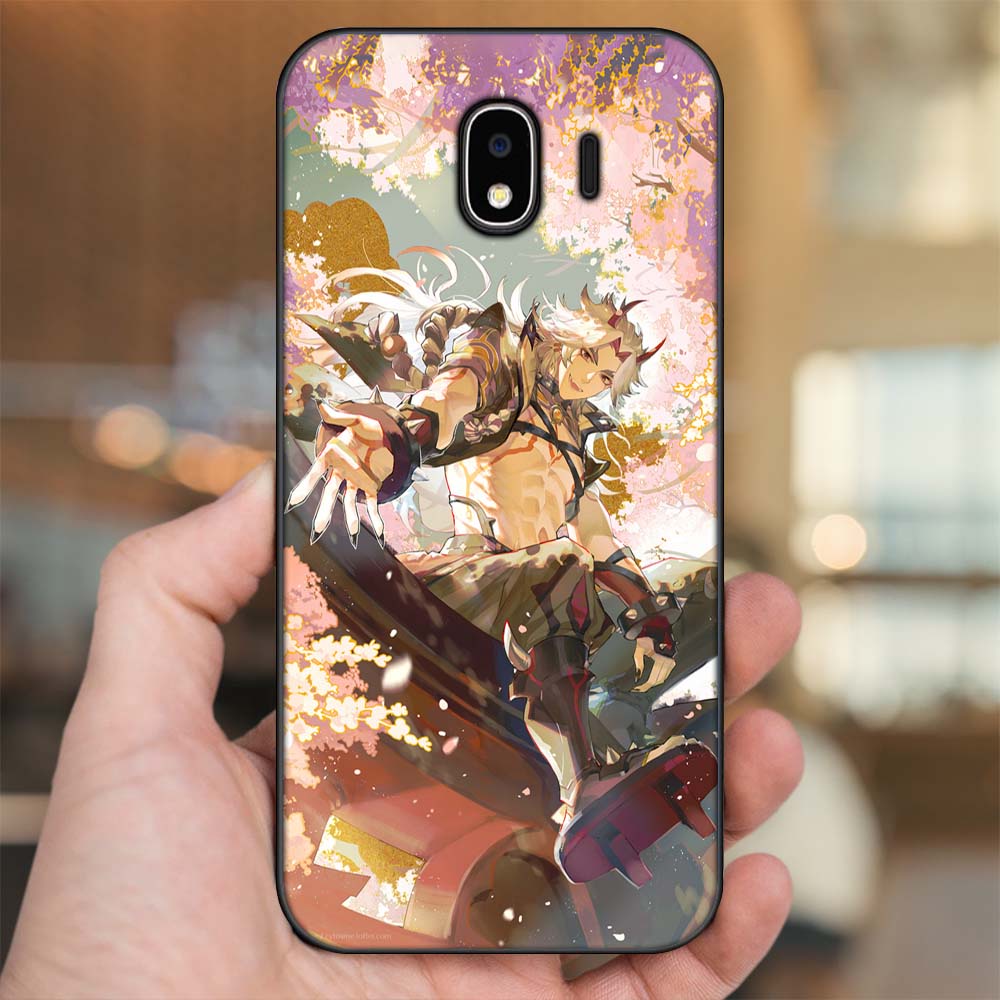 Ốp lưng Samsung J4 viền đen in hình Arataki Itto Genshin Impact