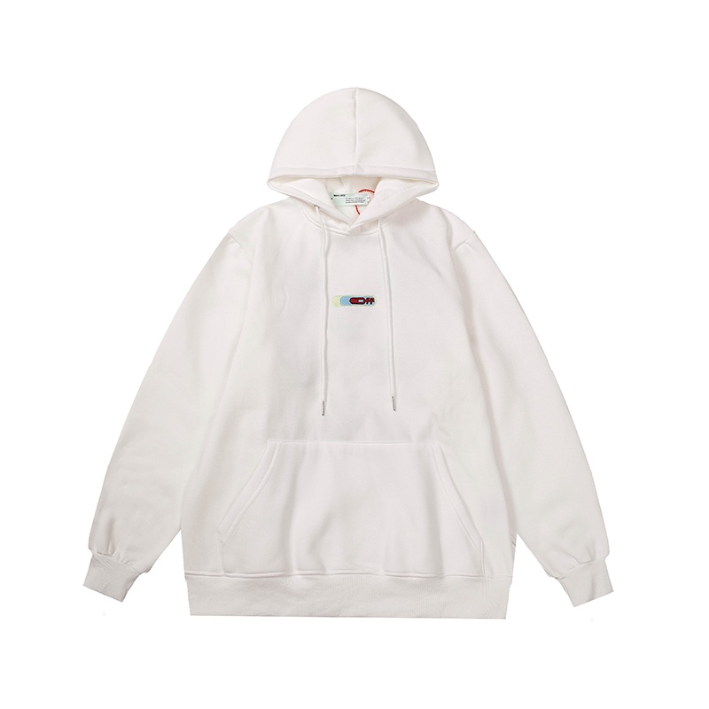 Áo Hoodie OFF White Thêu Hình Mũi Tên Thời Trang Cá Tính