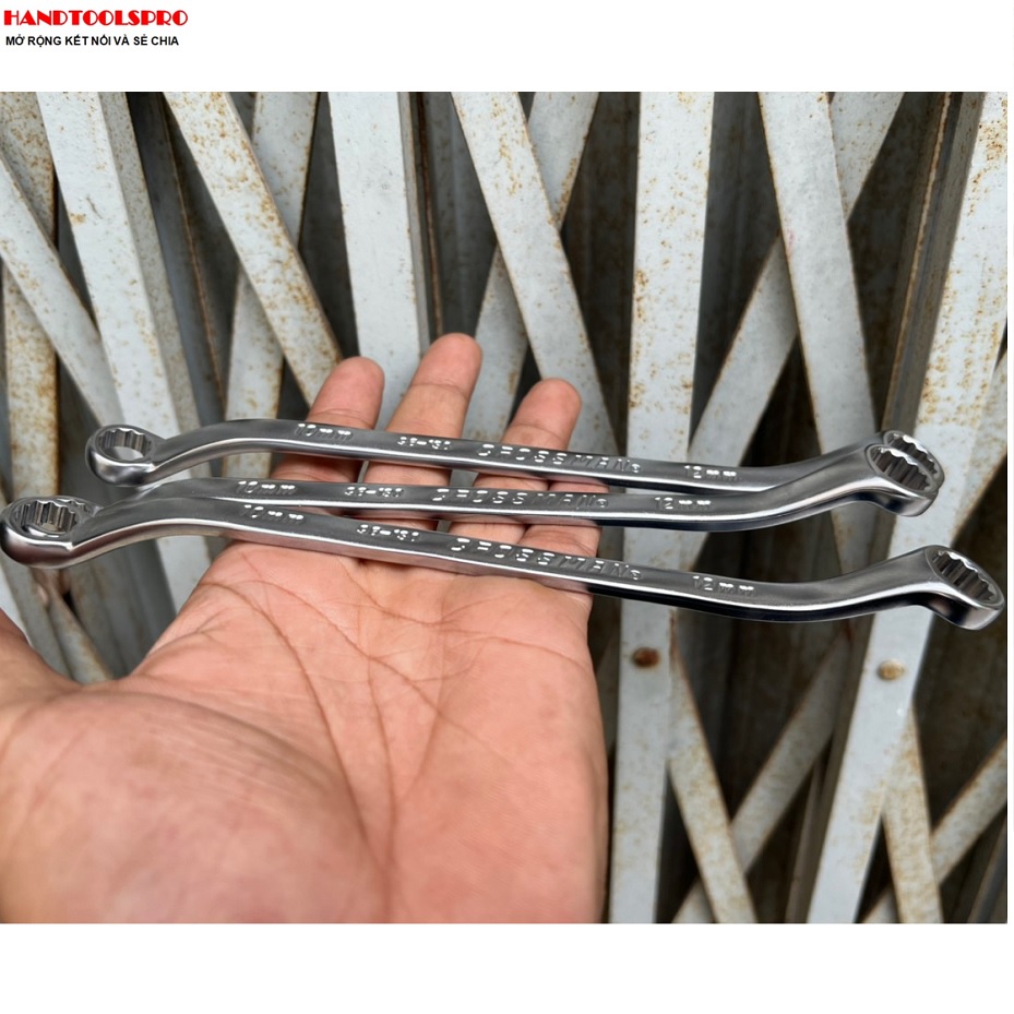 Cờ lê Hai đầu vòng siêu dày , siêu cứng đủ size từ6x7mm tới 24x27mm Crossman