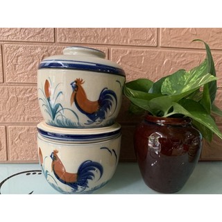thố tiềm con gà 15 cm