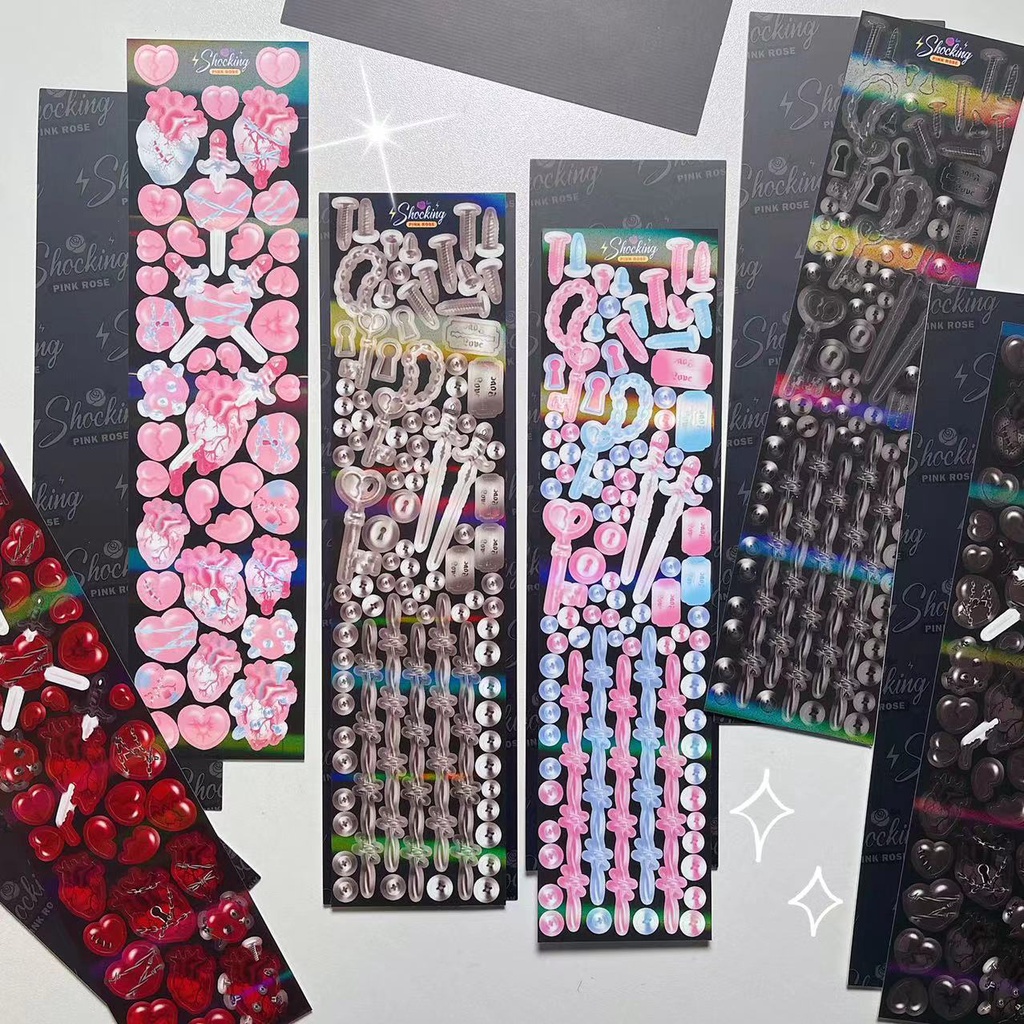Sticker Trang Trí Xỏ Hạt