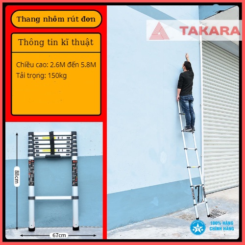 Thang Nhôm Rút Đơn