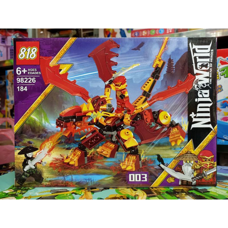 Xếp hình lắp ghép lê gô NINJA Rồng 98226-003