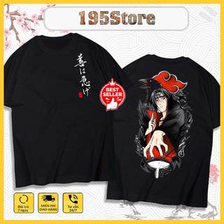 Áo thun Uchita Itachi, Áo thun Anime Naruto mẫu mới in hình Itachi cực chất, giá rẻ