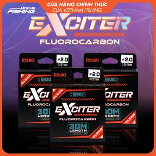 Dây Câu Fluorocarbon RYUKI Exciter - Vietnam Fishing