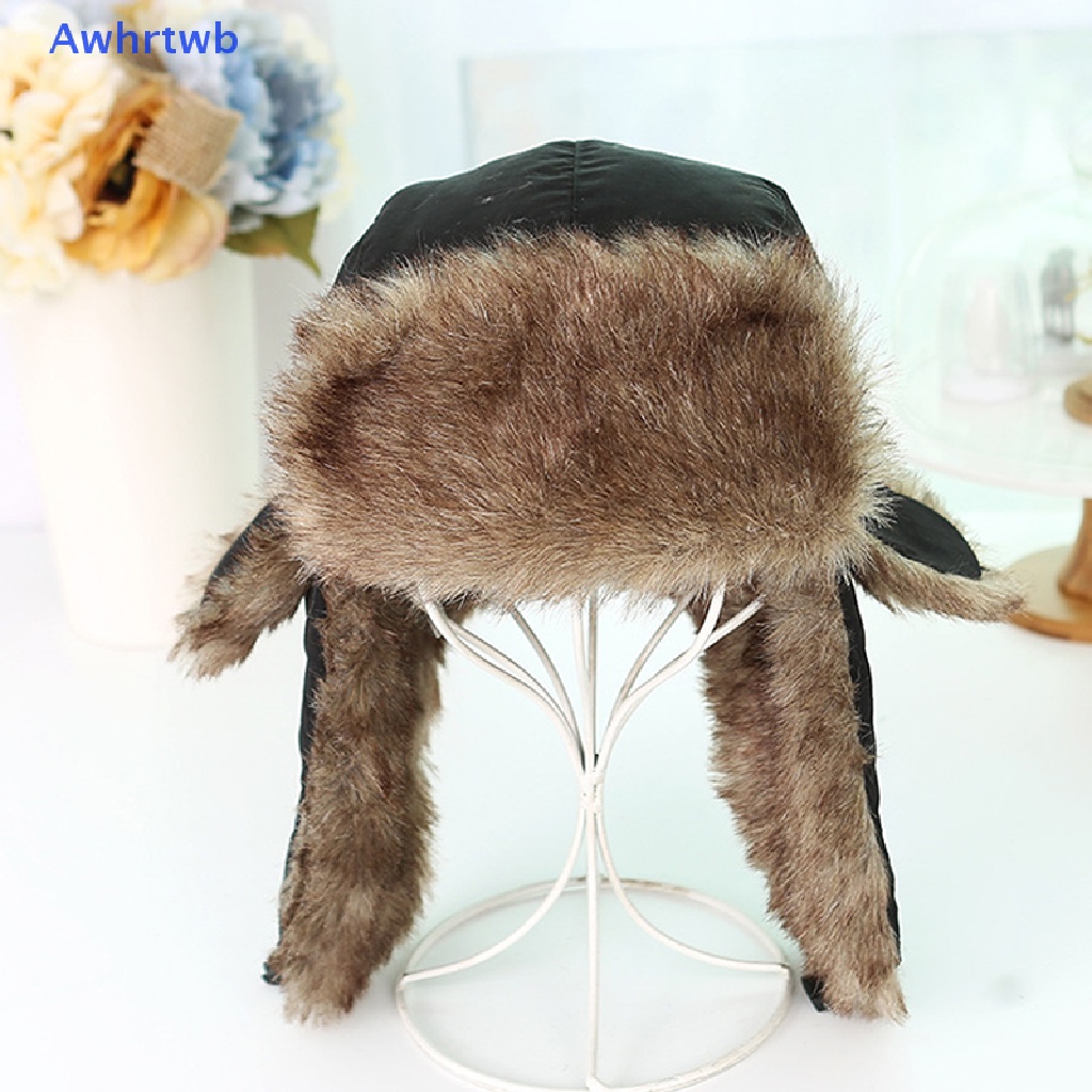 Awhrtwb Mũ Lông Giả Che Tai Giữ Ấm Mùa Đông Dành Cho Nam Nữ Mới