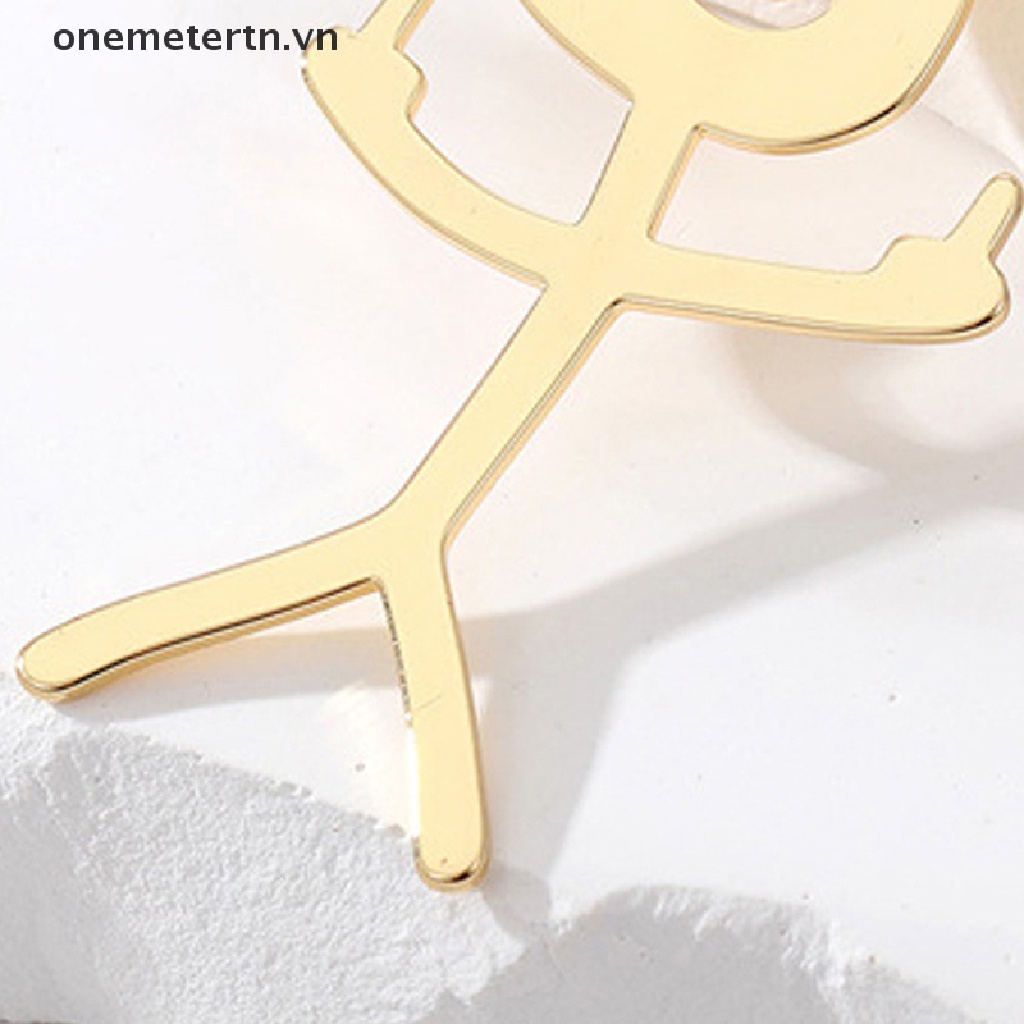 Onemetertn Móc Khóa Hình Ngón Tay Giữa Phong Cách Punk Hip Hop Đơn Giản