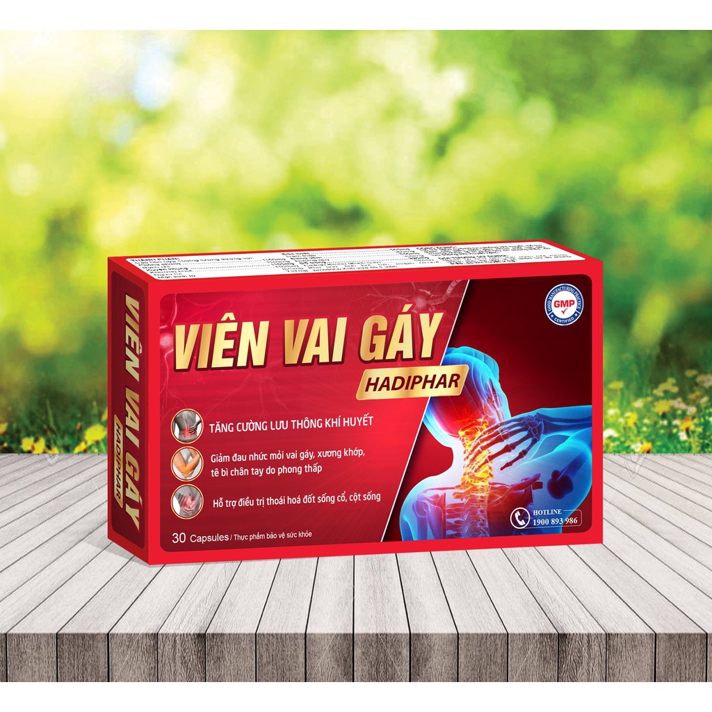 Viên uống Viên Vai Gáy giảm đau nhức vai gáy, xương khớp, tê bì chân tay