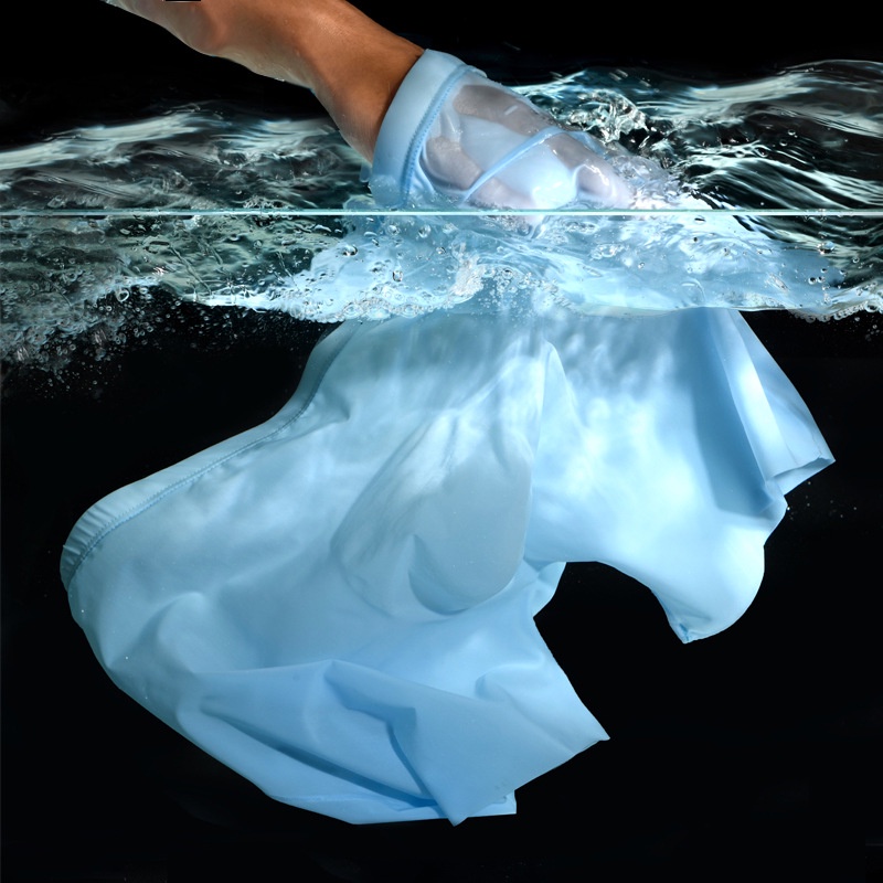 Quần Lót Boxer Vải Lụa Lạnh Siêu Mỏng Thoáng Khí Không Đường May Cá Tính Cho Nam