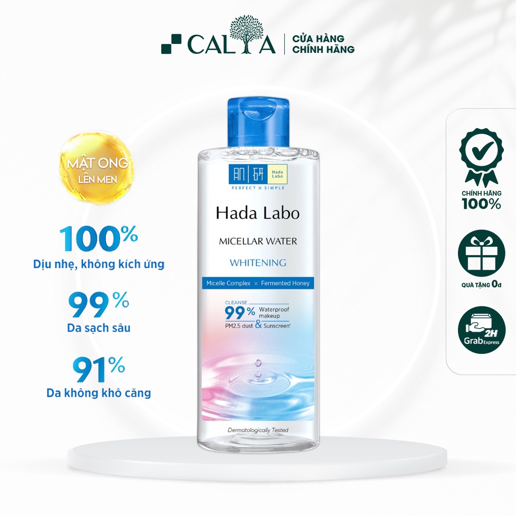 Nước Tẩy Trang Hada Labo Làm Sạch Sâu, Dưỡng Trắng Da - Hada Labo Micellar Water Whitening 240ml