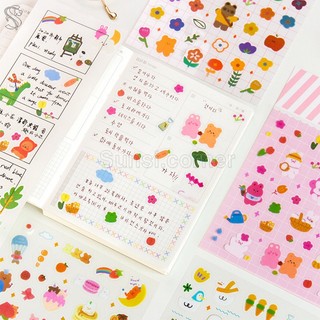 Hình Dán, Sticker Mini Trang Trí Đồ Dùng, Note