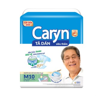 Tã dán người lớn Caryn gói L10 L20 M10 XL10 XL20 Lõi bông cao cấp thấm hút