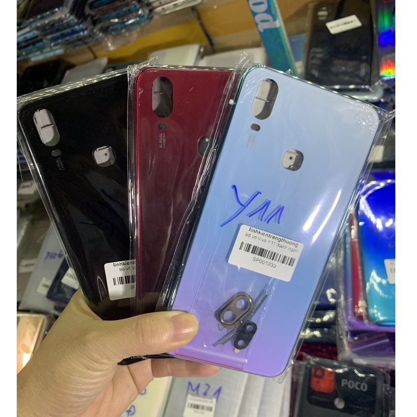 bộ vỏ / khung xương/ lưng vỏ zin mới điện thoại vivo Y11 ( BỘ VỎ MỚI)