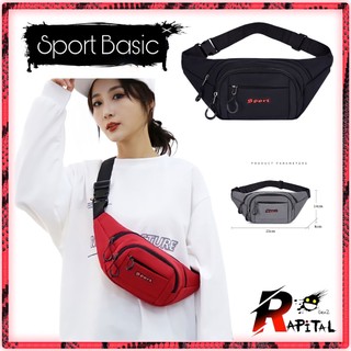 Túi Đeo Chéo Unisex Phù Hợp Cả Nam Và Nữ, Túi Bao Tử Mini Vải Canvas Phong Cách Streetwear Đường Phố