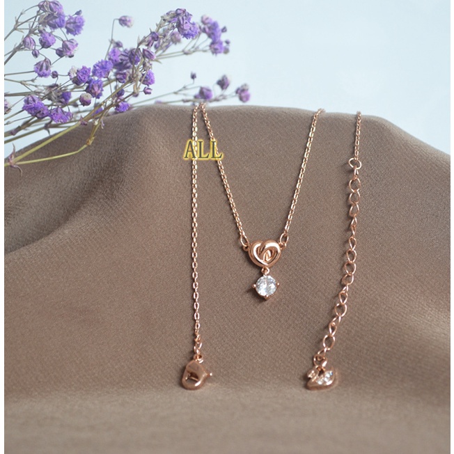 Vòng cổ Mặt Trái Tim Lấp Lánh Swarovski LIFELONG HRT