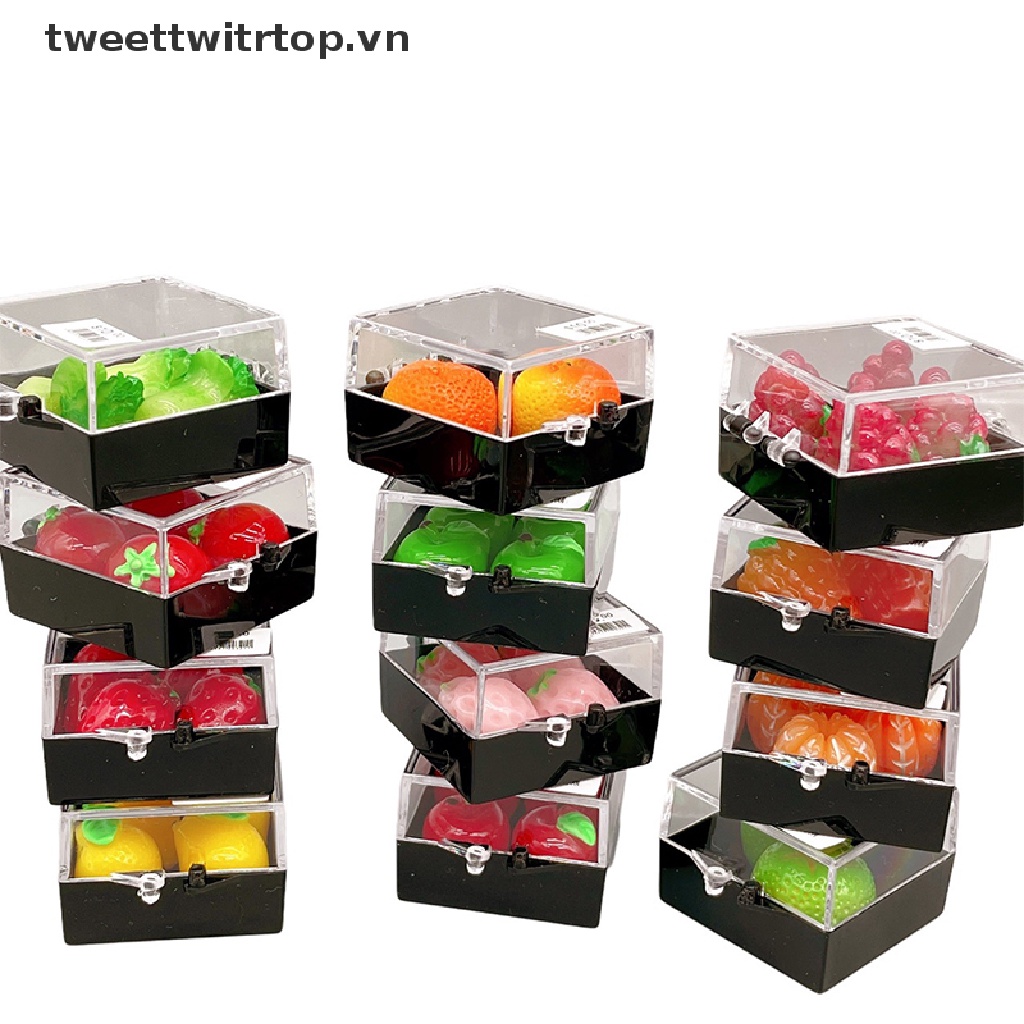 Mô Hình Thức Ăn Trái Cây Mini Trang Trí Nhà Búp Bê