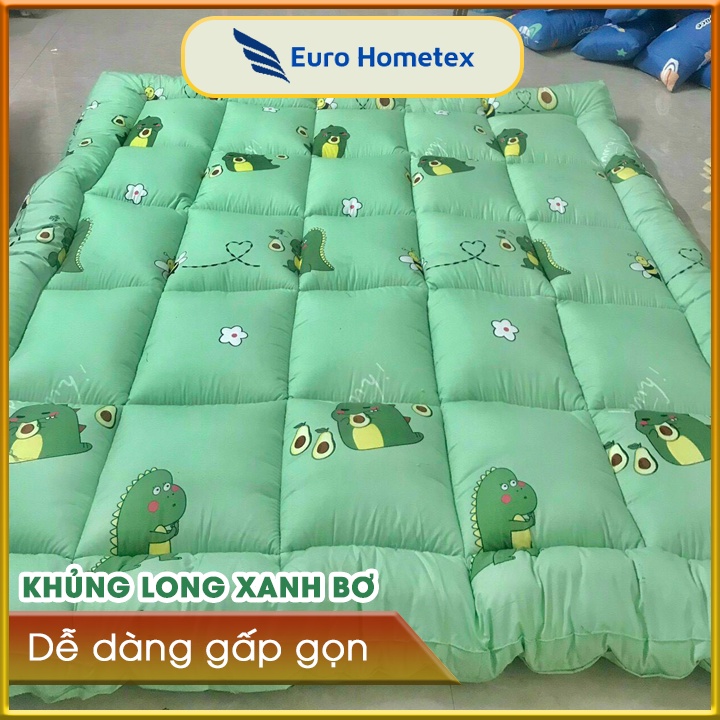 Nệm Topper Euro Hometex dày 7cm tấm topper tiện nghi cao cấp không lo bị xẹp gấp gọn gàng khi không sử dụng